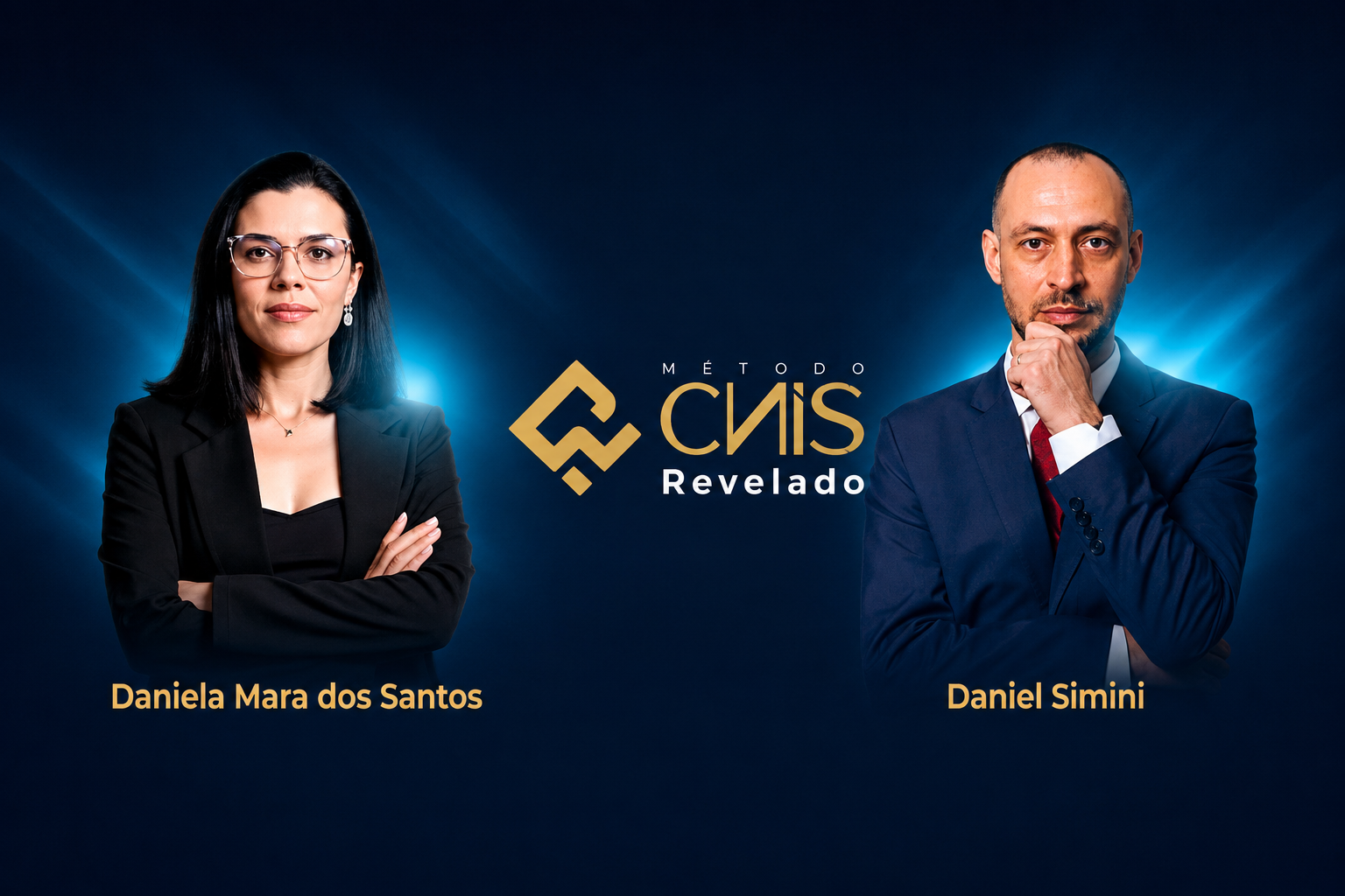 Daniela Mara dos Santos e Daniel Simini, do Método CNIS Revelado